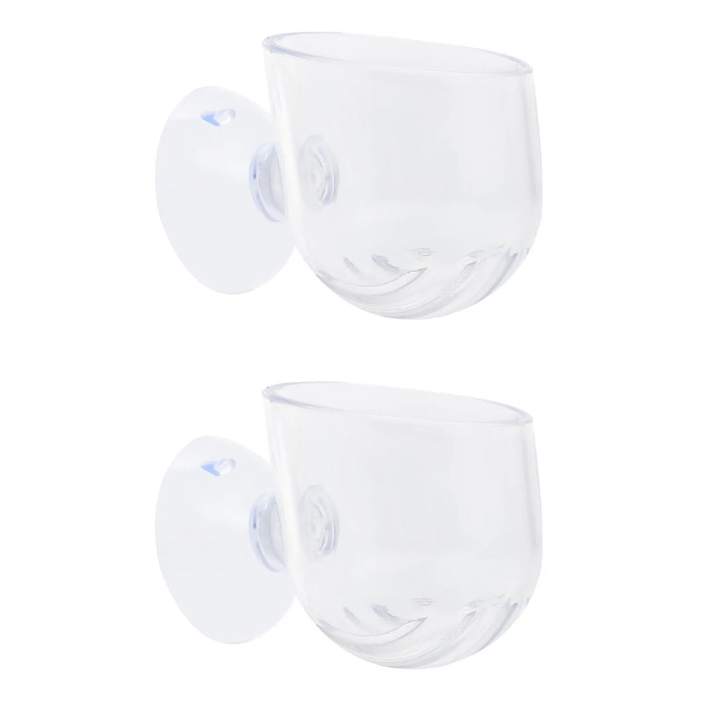 2Pcs Clear Acrylic Aquarium Fish Feeder Cup – Shrimp Worm Feeder Aquarium Feeder Cup Richie's