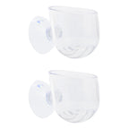 2Pcs Clear Acrylic Aquarium Fish Feeder Cup – Shrimp Worm Feeder Aquarium Feeder Cup Richie's