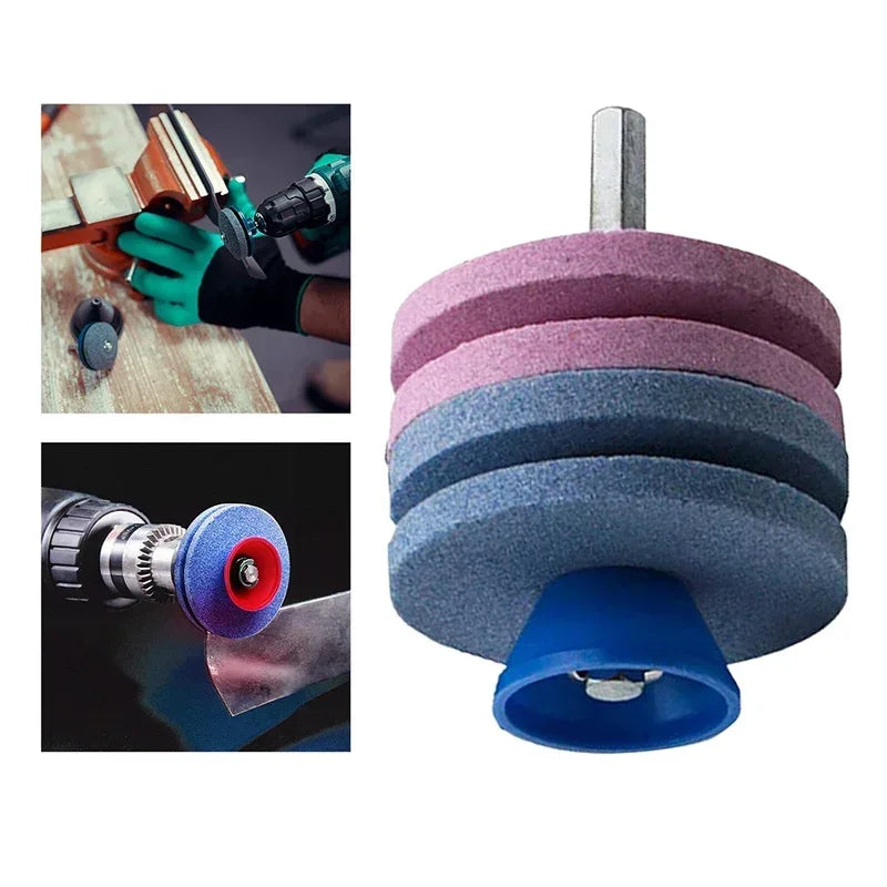 Lawn Mower Blade Sharpener – Universal Drill Grinding Tool Blade Sharpener Tool Richie's