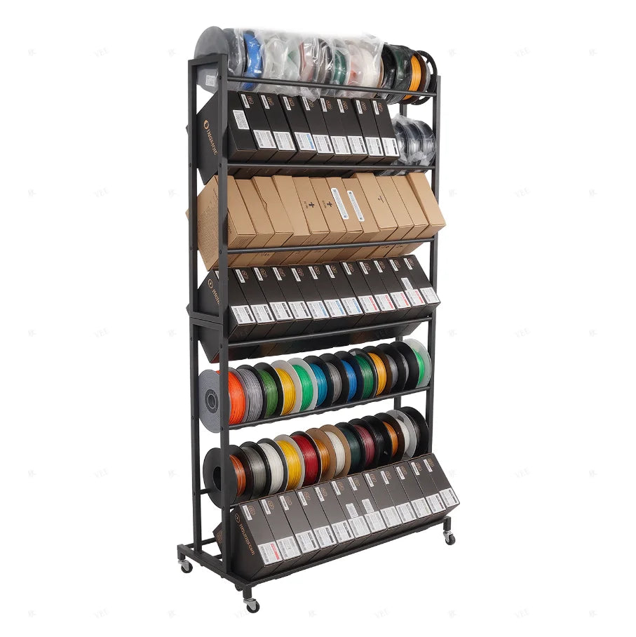 7-Layer 3D Filament Storage Rack 1695×920mm Mobile Shelf Filament Storage Rack Richie's