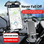 Anti-Shake Auto Lock Bike Phone Mount – Universal Handlebar Bike Phone Mount Richie's