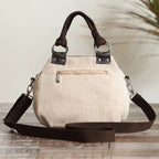 Women's Vintage Woven Canvas Crossbody Handbag – Casual Shoulder Bag Canvas Crossbody Handbag Richie's