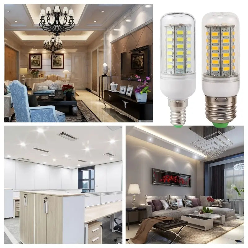 E27 LED Corn Bulb 72LEDs 5730SMD 220V 6000K Cool White LED Corn Bulb Richie's