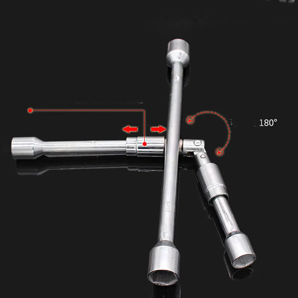 Folding Cross Wrench Wheel Nut Socket Spanner – CR-V Steel Cross Wrench Spanner Richie's