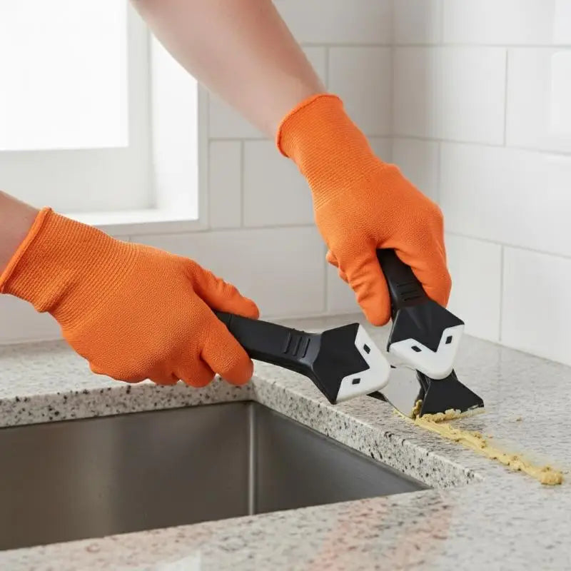 5-in-1 Silicone Caulking Tool Kit with 5 Scraper Heads Caulking Tool Kit Richie's