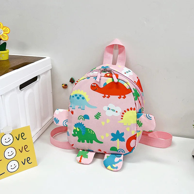 Cartoon Dinosaur Kids Backpack – Preschool Bag Boys Girls Kids School Backpack Richie's Pink