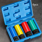 Metric 1/2" Drive Thin Wall Deep Impact Socket Set – Lug Nut Impact Socket Set Richie's 4pcs