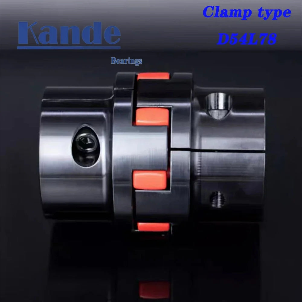 Kande XL2 D54L78 Flexible Jaw Spider Steel Shaft Coupler CNC Flexible Shaft Coupler Richie's 20x20