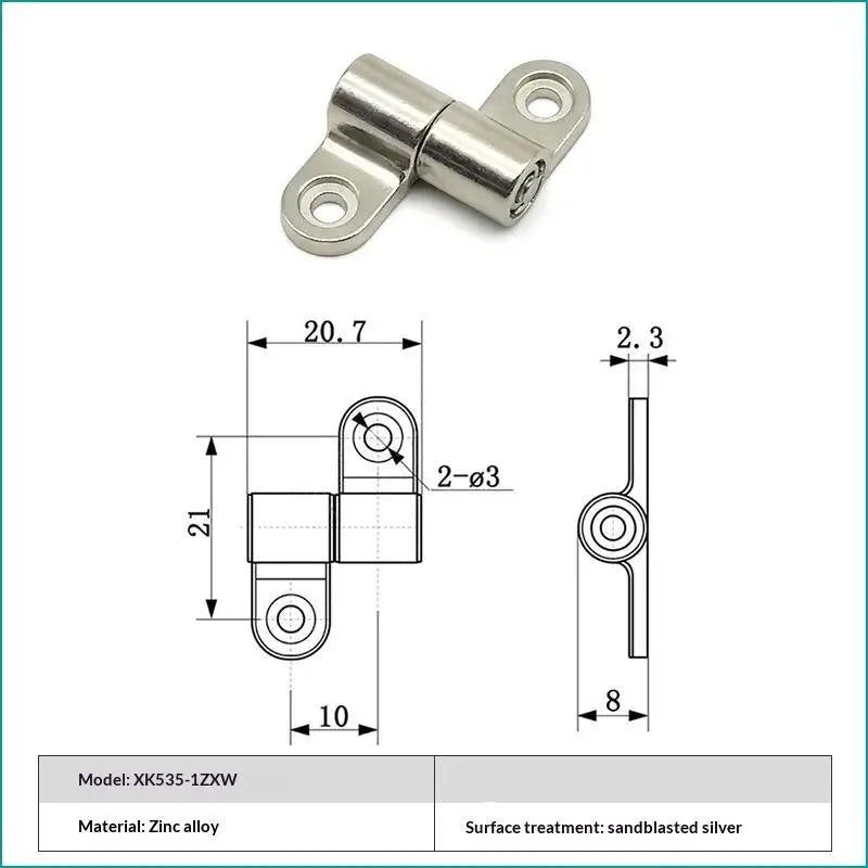 360° Adjustable Torque Damper Hinge for Cabinet Doors Cabinet Door Hinge Richie's S Left