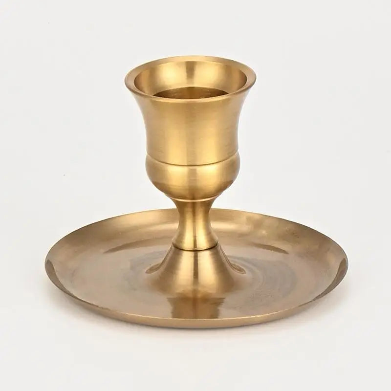 Metal Vintage Candlestick Holder | Farmhouse Home Decor Candle Holder Richie's Copper