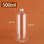 Clear Plastic Bottles with Aluminum Cap – 5ml to 500ml Cosmetic Storage Bottles Richie's A18