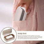 Portable Double Layer Travel Soap Box with Drainage & Lid Travel Soap Dish Richie's