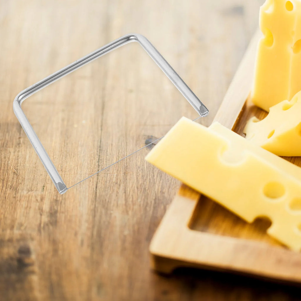 2-Pack Wire Cheese Slicer Stainless Steel Ergonomic Grip Wire Cheese Slicer Richie's