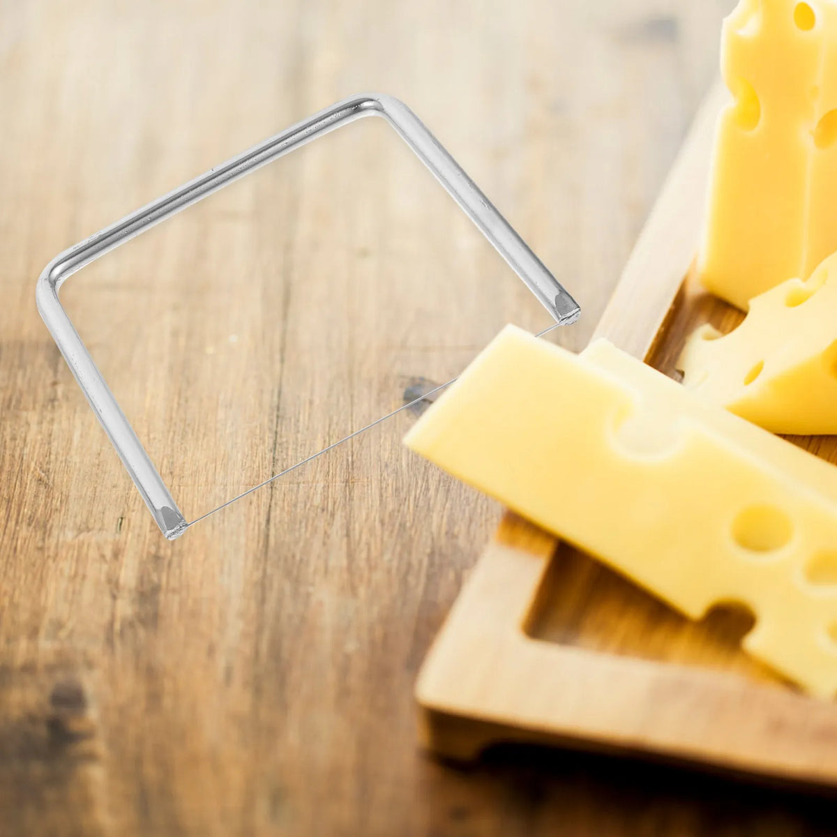 2-Pack Wire Cheese Slicer Stainless Steel Ergonomic Grip Wire Cheese Slicer Richie's