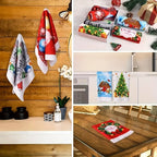Christmas Microfiber Towels – Snowflake & Tree Festive Patterns Christmas Microfiber Towels Richie's