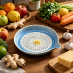 Handmade Ceramic Garlic Grater Plate – Gradient Glaze Kitchen Dish Ceramic Grater Plate Richie's