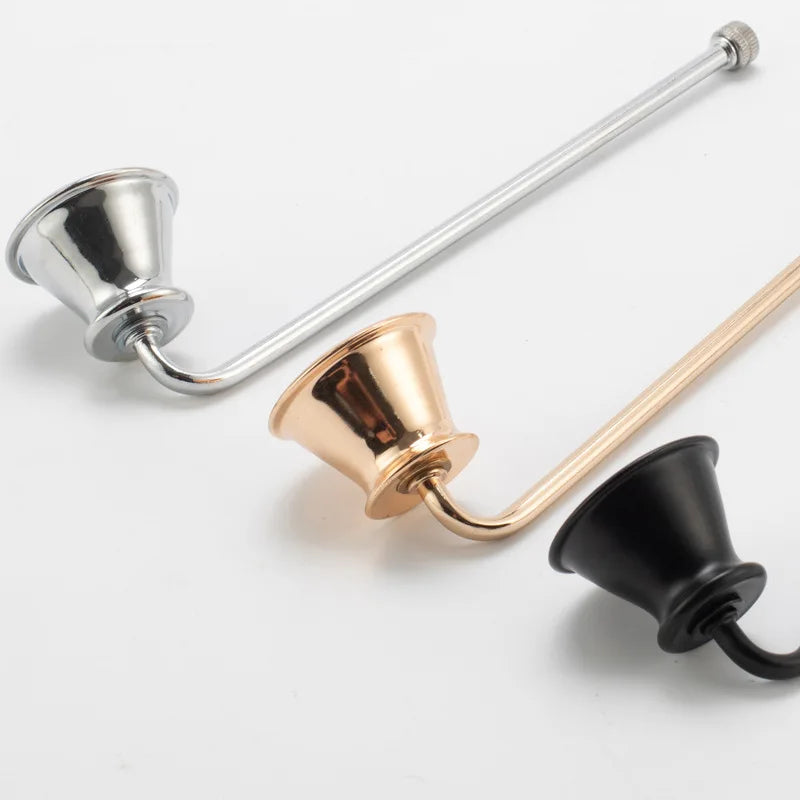 Stainless Steel Candle Snuffer Bell Wick Extinguisher | Gold Black Silver Candle Snuffer Richie's