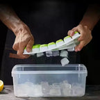 14-Grid Silicone Ice Cube Tray with Lid – Easy Release Square Mold Silicone Ice Cube Tray Richie's