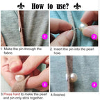 Imitation Pearl Snap Buttons No-Sew Detachable 10/20/30 Pcs Sewing Buttons Richie's