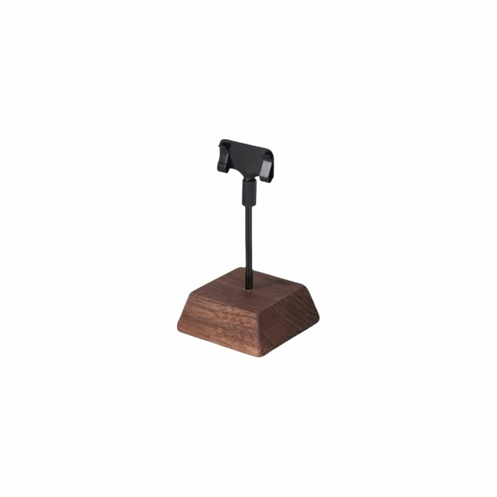 Wood Base Metal Table Sign Holder – Price Tag Display Stand Table Sign Holder Richie's Black-8cm