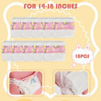 10Pcs Reborn Baby Doll Diapers Pretend Play Accessories 14-18" Doll Accessories Richie's