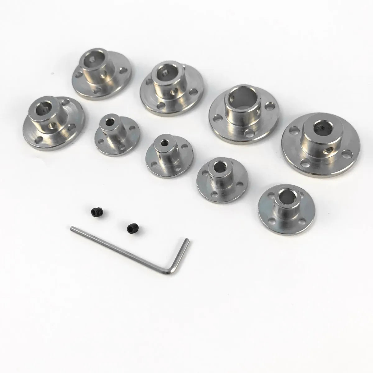 Rigid Flange Coupling 2–14mm Steel Shaft Coupler | KANDE Shaft Flange Coupling Richie's 3mm