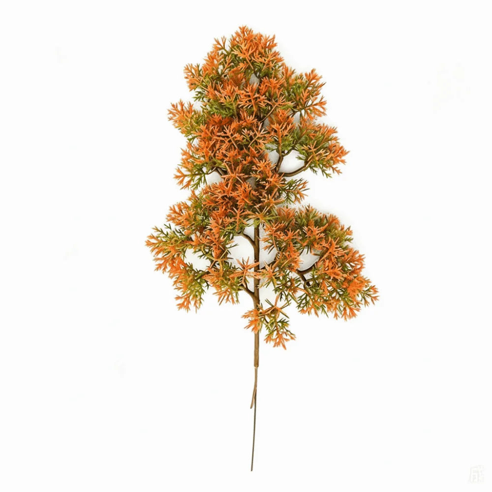 Artificial Pine Branch Handmade Realistic Green Home Decor Artificial Plant Branch Richie's Style-4