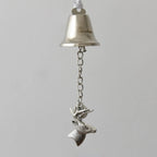 Silver Iron Christmas Bell Ornament with Ribbon – Jingle Bell Christmas Bell Ornament Richie's 06