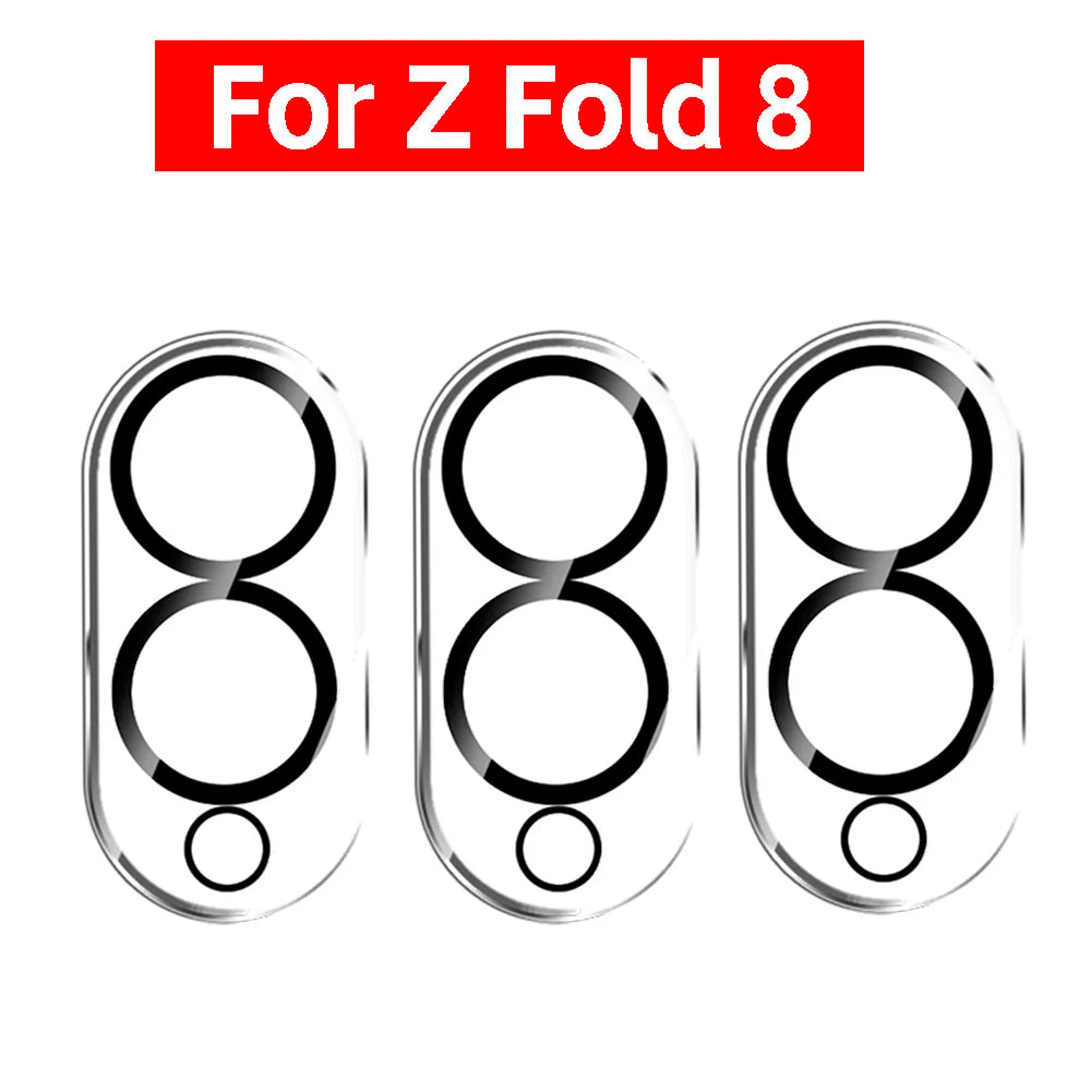 Tempered Glass Camera Lens Protector – Samsung Galaxy Z Fold 8 Camera Lens Protector Richie's 3Pcs - Fold8