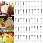 Mini Shovel Dessert Spoons Disposable Plastic 50pcs – Kids Party Disposable Dessert Spoons Richie's 50Pcs