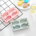 4-Grid Fish Silicone Mold for Ice Cubes, Chocolate & Baking Silicone Baking Mold Richie's