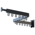 Wall Mounted Folding Clothes Drying Rack – Retractable Clothes Drying Rack Richie's Loop-Shape Hooks