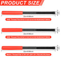 Toorise Metric Thread Repair File – 8-Pitch Steel Restorer Thread Repair File Richie's 3pcs