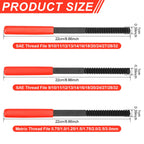 Toorise Metric Thread Repair File – 8-Pitch Steel Restorer Thread Repair File Richie's 3pcs