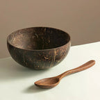 Natural Coconut Bowl & Spoon Set – Eco-Friendly Handmade Coconut Bowl Set Richie's