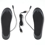 APWIKOGER Electric Heated Insoles – Adjustable Foot Warmer Heated Shoe Insoles Richie's Black