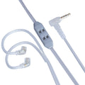 KZ T8 Silver Plated Earphone Cable 8-Speed Tuning 3.5mm Earphone Upgrade Cable Richie's T8 No MIC