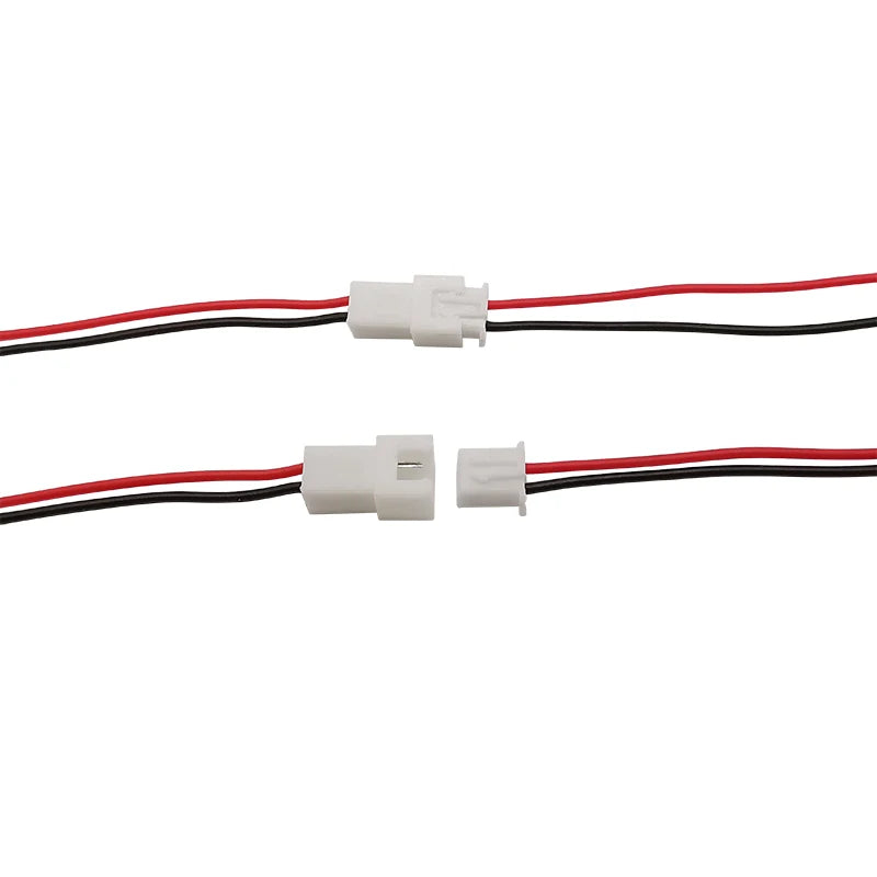 JST XH 2.54mm 2-Pin Male Female Wire Connector 20cm 26AWG Wire Cable Connector Richie's