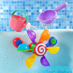 Baby Bath Toys 3-Piece Set – Watering Can, Spoon & Windmill Baby Bath Toy Set Richie's