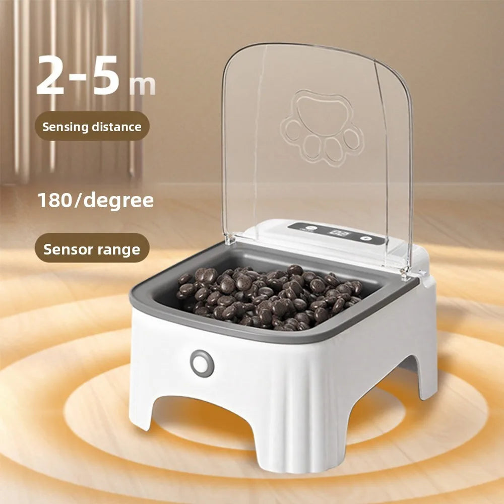 Smart Auto-Open Pet Food Bowl | Freshness Lid & Type-C Smart Pet Feeder Richie's