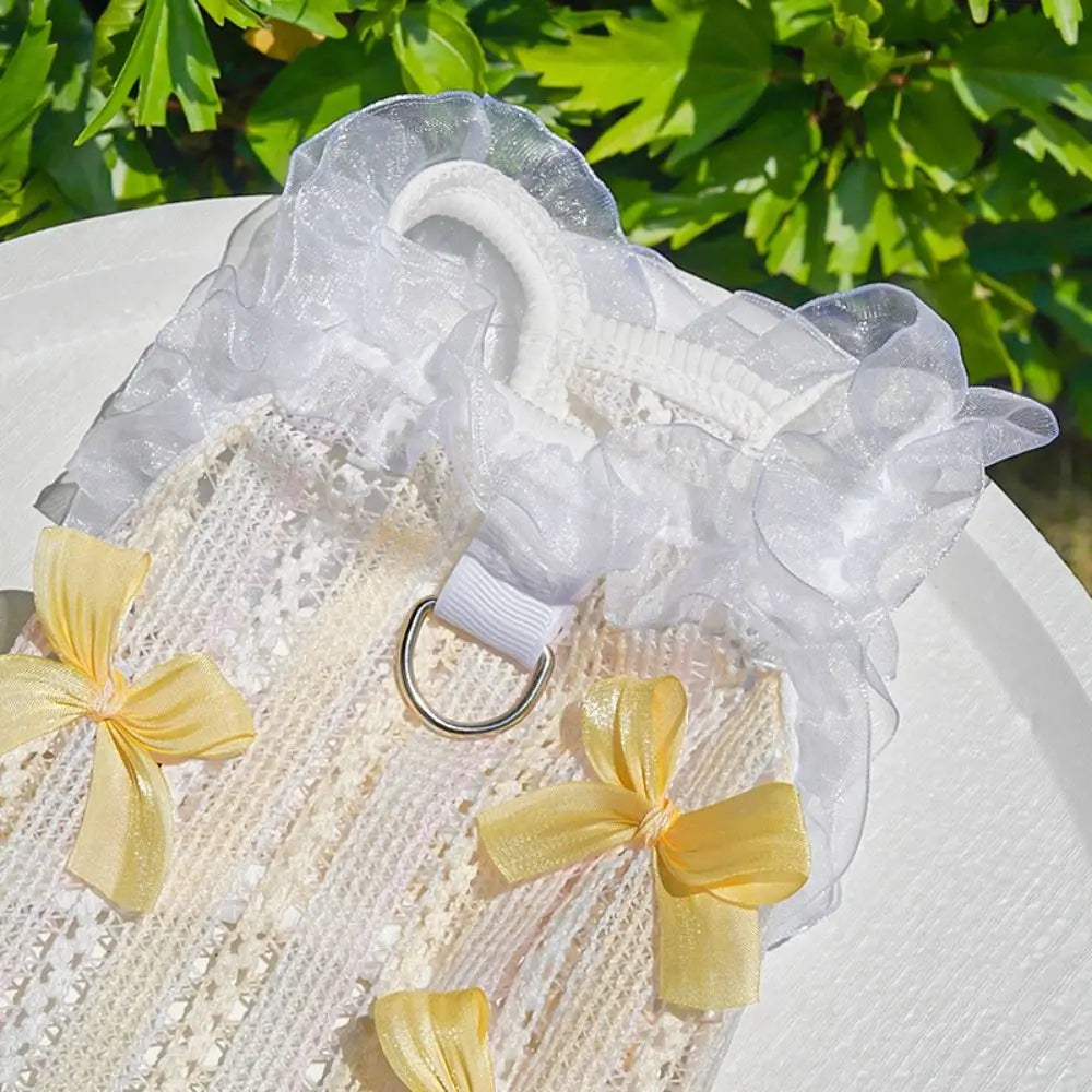 Cute Lace Bow Pet Princess Dress Vest for Cats & Dogs Pet Dress Vest Richie's