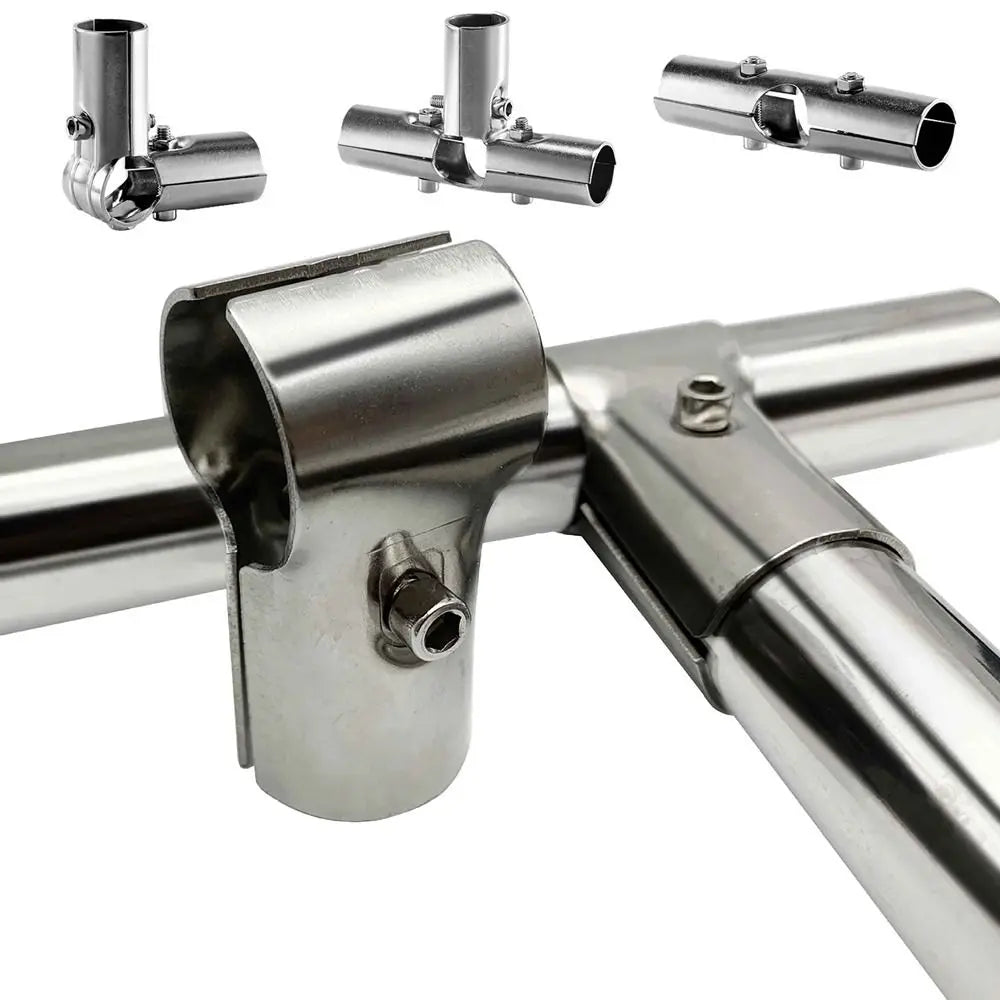 25mm Tube Connector Pipe Joint Clamp for Clothes Rack & Shelving Pipe Joint Connector Richie's