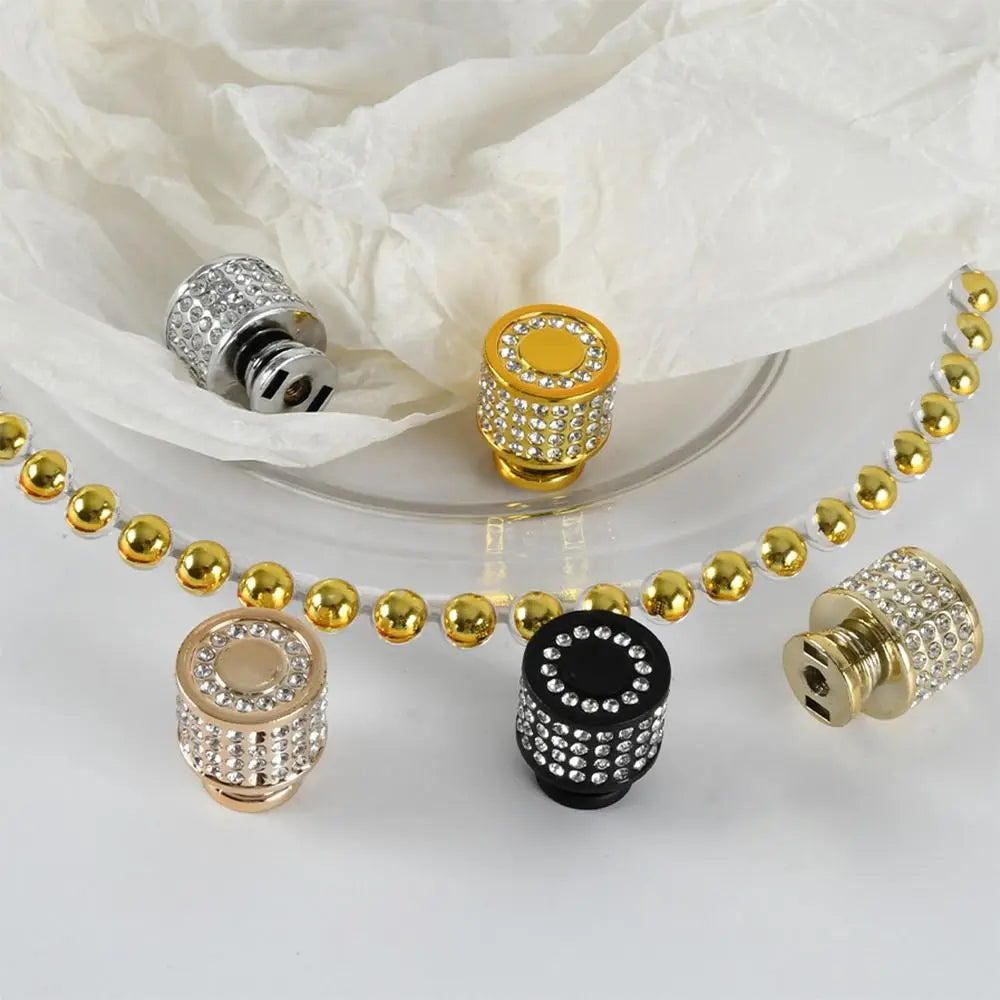 2PCS Rhinestone Crystal Drawer Pulls & Cabinet Door Handles Cabinet Drawer Pulls Richie's