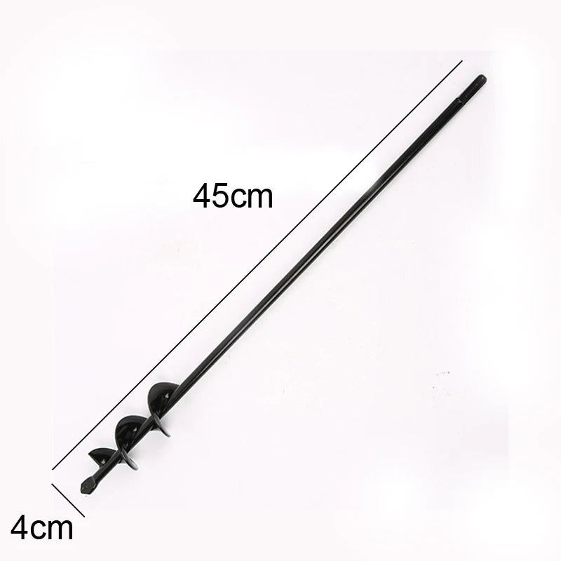 Spiral Garden Auger Drill Bit for Planting Bulbs & Soil Garden Auger Drill Bit Richie's 4x45cm