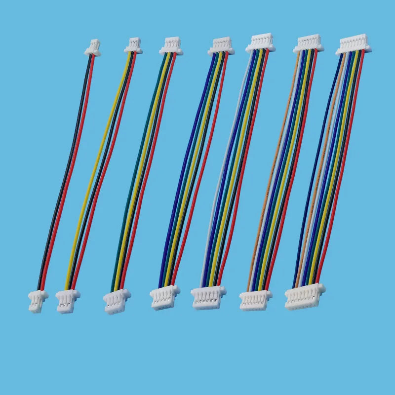 10Pcs JST SH 1.0mm Pitch 2–8 Pin Female Wire Connectors 10cm Wire Connector Richie's Female to Female 2Pin