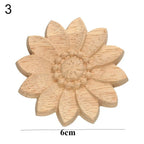 Wood Carved Floral Appliqué – Corner Furniture Frame Decoration Wood Carved Appliqué Richie's 3