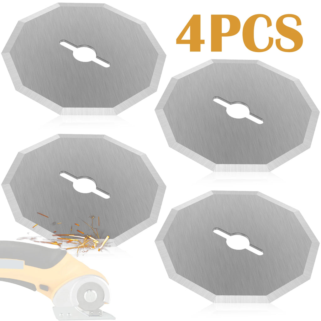 4-Pack Tungsten Rotary Blade for RC2600K RC2601 RC2602 Scissors Scissors Replacement Blade Richie's