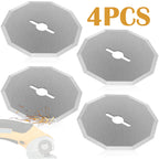 4-Pack Tungsten Rotary Blade for RC2600K RC2601 RC2602 Scissors Scissors Replacement Blade Richie's