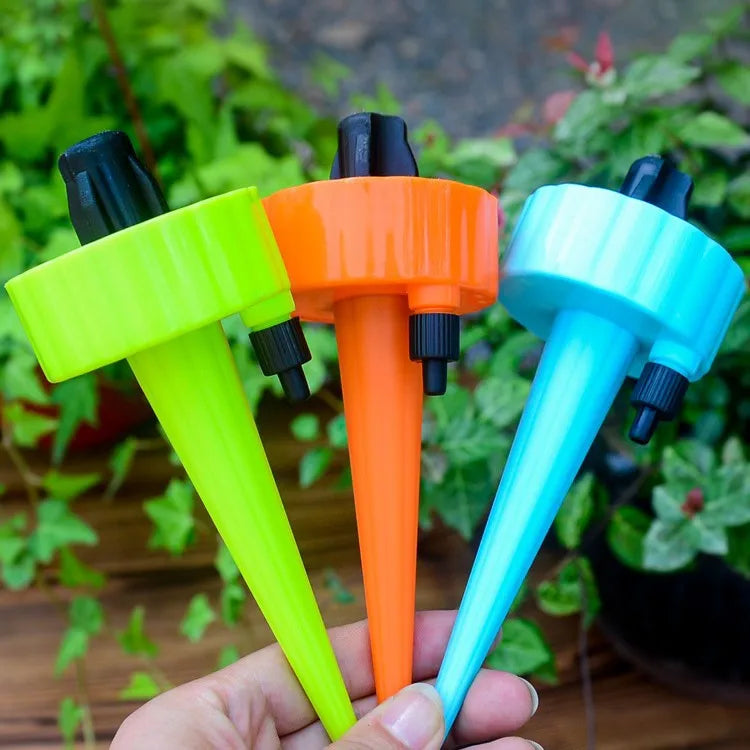 Adjustable Self-Watering Drip Irrigation Spikes | Garden Waterer Drip Irrigation Spikes Richie's