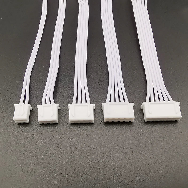10Pcs JST XH 2.54mm Female Connector Wire Cable 2-6 Pin 26AWG Wire Connector Cable Richie's